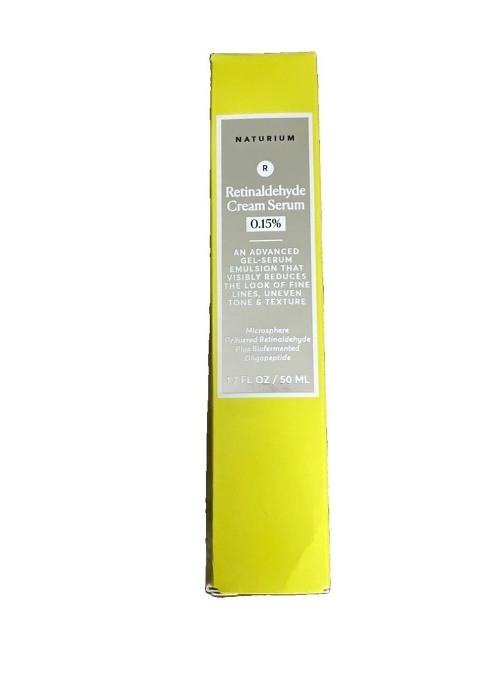 NATURIUM Retinaldehyde Cream Serum 0.15% 1.7 fl oz Wrinkle Minimizer NIB